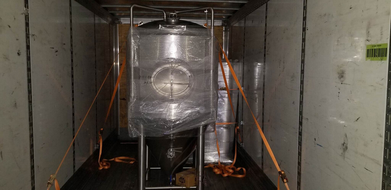 Brewery Equipment Tank in a Truck - Brew Movers