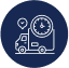 Timely & Reliable Delivery Icon