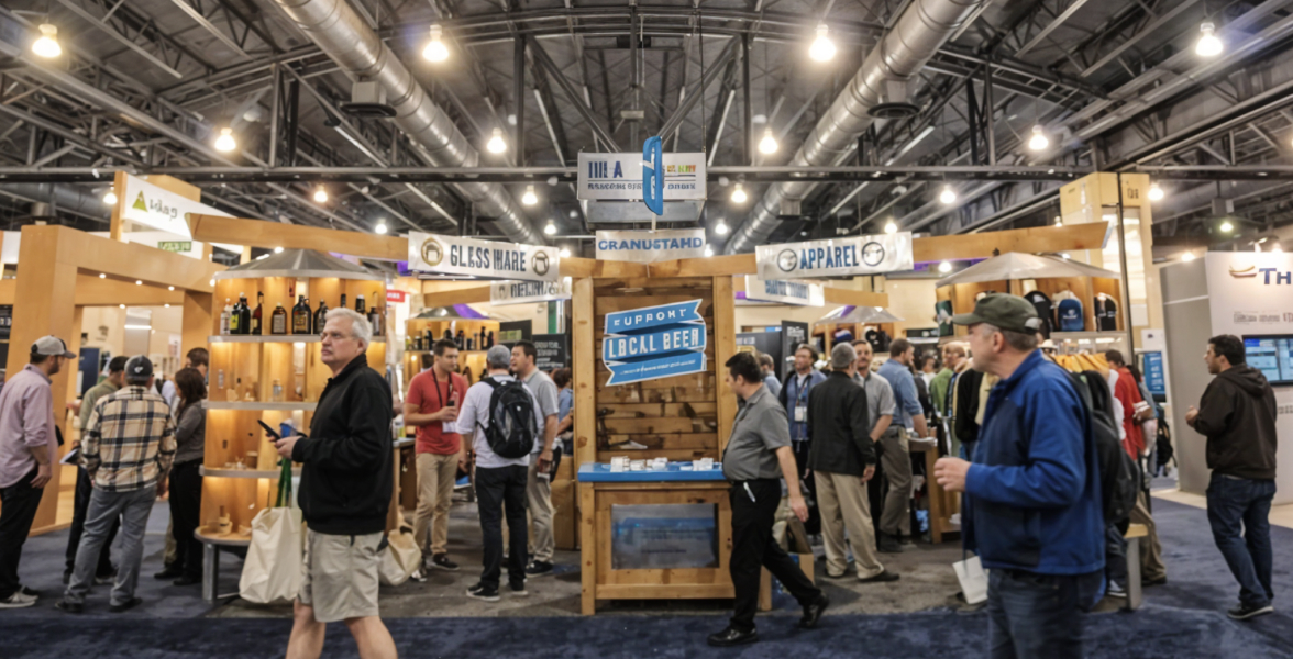 A booth at the Craft Brewers Conference 2016 in Philadelphia